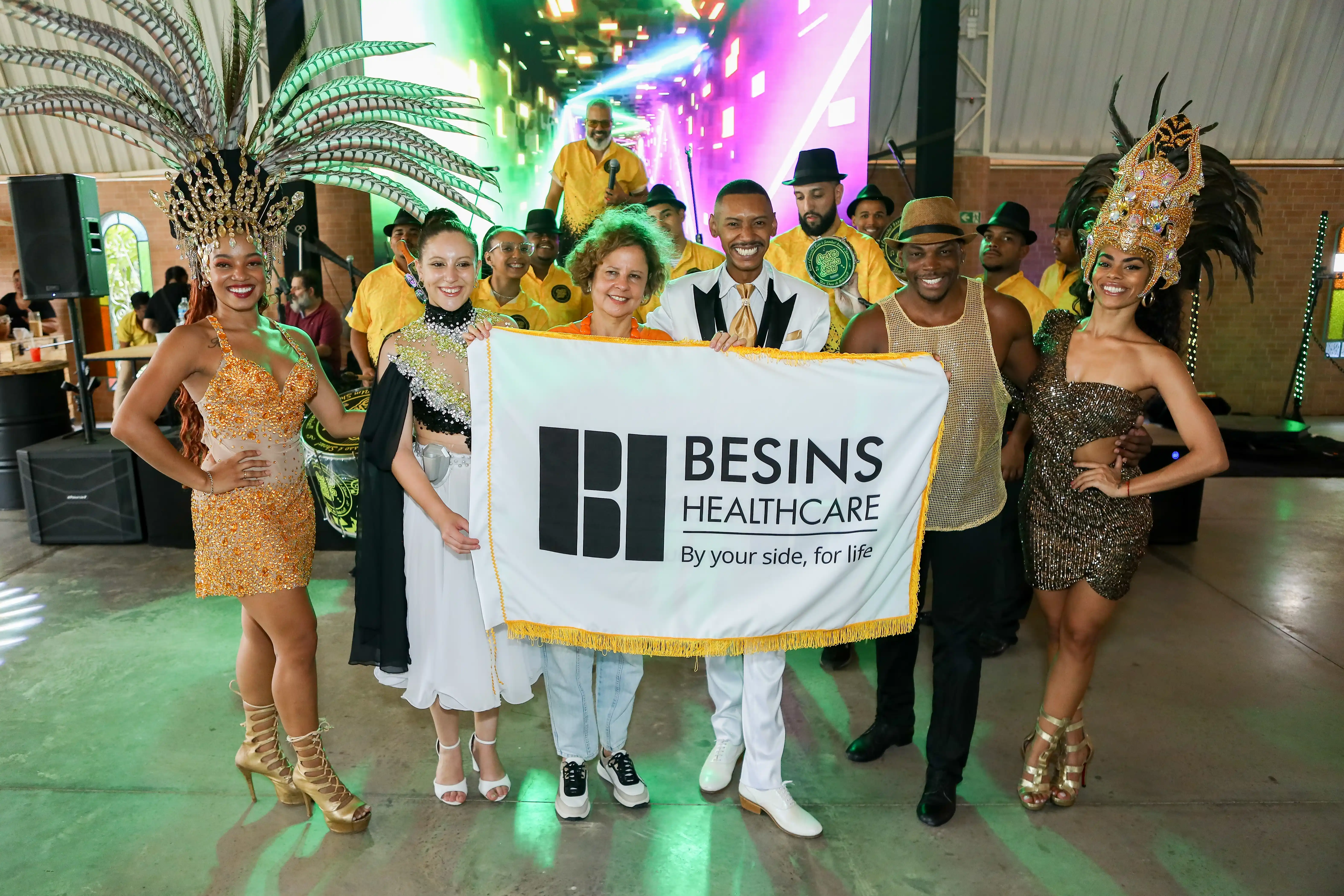 Equipe da Besins do Brasil em evento realizado pela Melgar